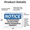 Signmission No Trespassing No Soliciting Private Residential OSHA Notice Sign, Vinyl Decal, 14in x 10in, 2PK OS-2PACK-NS-D-1014-L-14942 - alternate 4